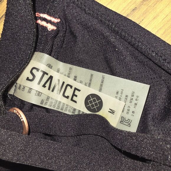 STANCE Sz M 3pc Triangle Back Closure Adjustable Black & Printed Bralette Lot - Picture 7 of 8